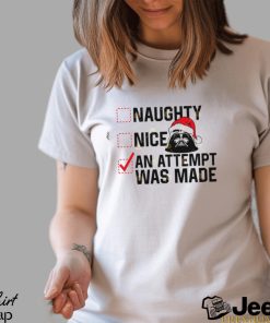 Naughty or Nice Checklist Christmas Shirt