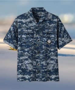 Navy Custom Name US Veteran Hawaii Shirt Gift For Men And Women