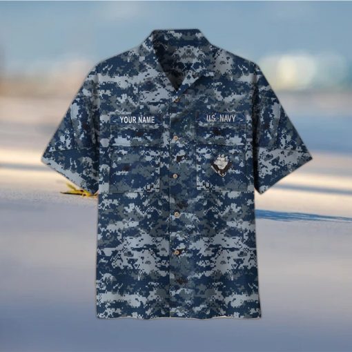 Navy Custom Name US Veteran Hawaii Shirt Gift For Men And Women