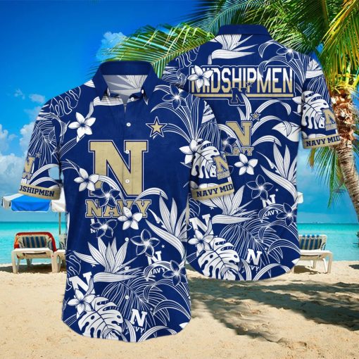 Navy Midshipmen NCAA Hawaiian Shirt Dry Seasontime Football Celebration Shirts