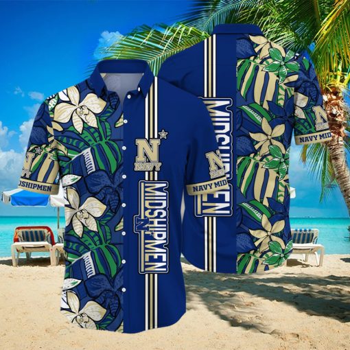 Navy Midshipmen NCAA Hawaiian Shirt Summer Fruits Aloha Shirt