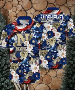 Navy Midshipmen NCAA3 Hawaii Shirt Independence Day