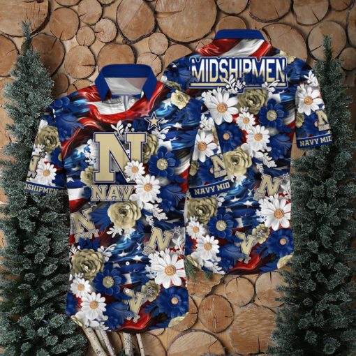 Navy Midshipmen NCAA3 Hawaii Shirt Independence Day