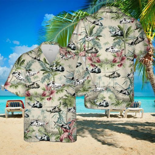 Navy Sikorsky Sh 3 Sea King Hawaiian Shirt