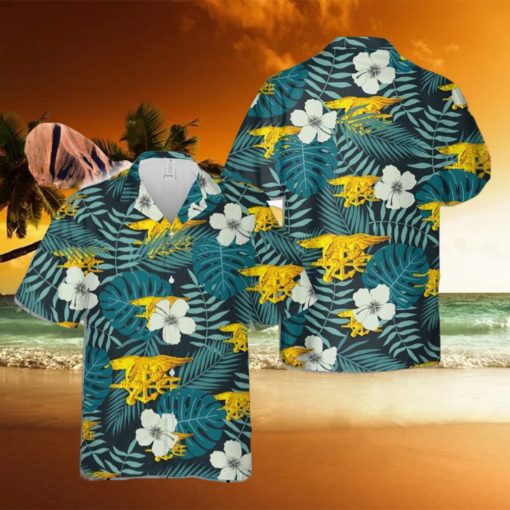 Navy Special Warfare insignia Hawaiian Shirt