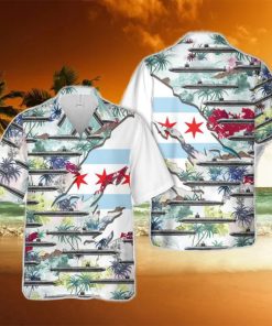 Navy USS Chicago (SSN 721) Hawaiian Shirt
