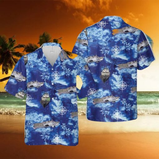 Navy USS Freedom (LCS 1) Hawaiian Shirt