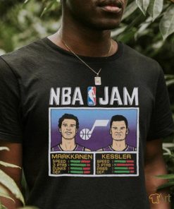 Nba jam jazz markkanen and kessler shirt