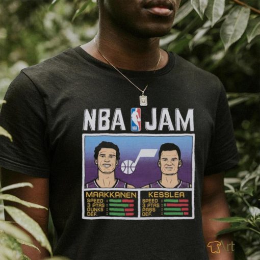 Nba jam jazz markkanen and kessler shirt