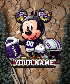 Ncaa Lsu Tigers Mickey Mouse Ornament Personalized Your Name