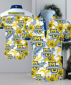 Ncaa Marquette Golden Eagles Special Style Trendy Hawaiian Shirt Aloha Shirt