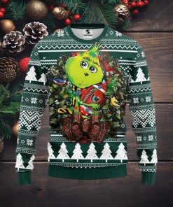 Ncaa Michigan State Spartans Grinch Hug Ugly Christmas Sweater, All Over Print Sweatshirt, Ugly Sweater, Christmas Sweaters, Hoodie, Sweater