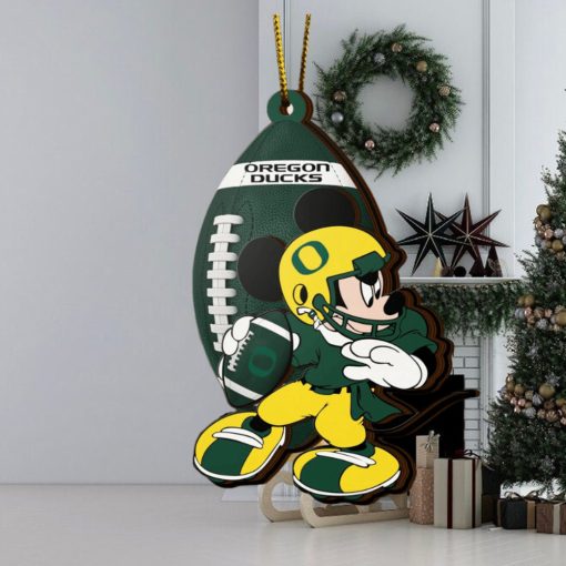 Ncaa Oregon Ducks Mickey Mouse Christmas Ornament