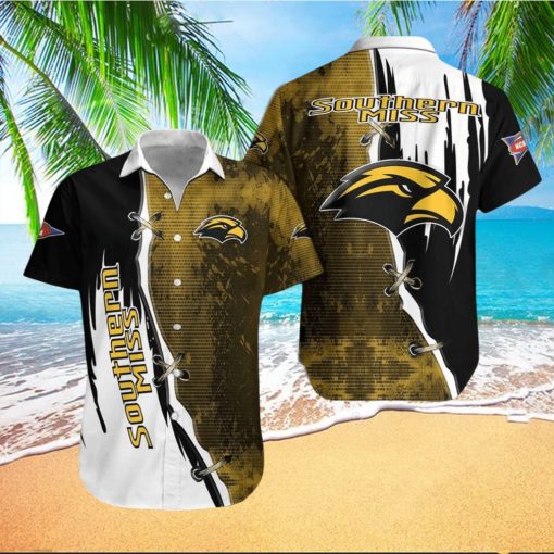 Ncaa Southern Miss Golden Eagles Limited Edition Trendy Hawaiian Shirt Aloha Shirt