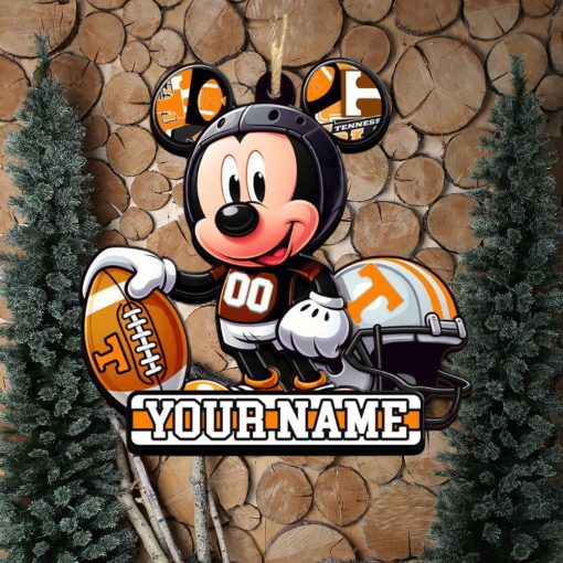 Ncaa Tennessee Volunteers Mickey Mouse Ornament Personalized Your Name