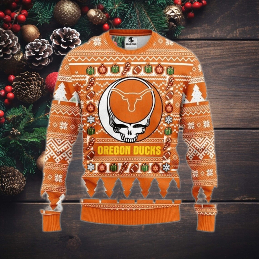 Ncaa Texas Longhorns Grateful Dead Ugly Christmas Sweater, All Over Print Sweatshirt, Ugly Sweater, Christmas Sweaters, Hoodie, Sweater