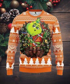 Ncaa Texas Longhorns Grinch Hug Ugly Christmas Sweater, All Over Print Sweatshirt, Ugly Sweater, Christmas Sweaters, Hoodie, Sweater