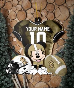 Ncaa Ucf Knights Mickey Mouse Christmas Ornament Custom Your Name And Number