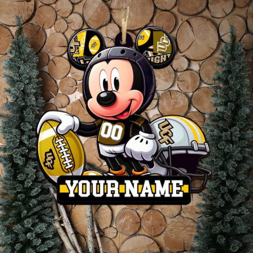 Ncaa Ucf Knights Mickey Mouse Ornament Personalized Your Name