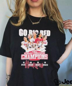 Nebraska Cornhuskers Women’s Volleyball Go Big Red Champions 2023 Shirt