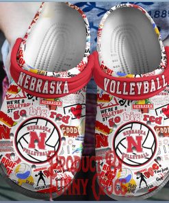 Nebraska Volleyball Crocs Shoes