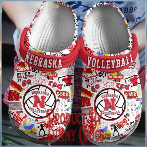 Nebraska Volleyball Crocs