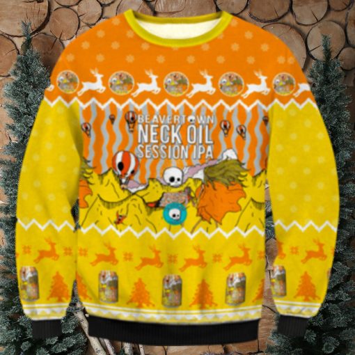 Neck Oil Ugly Sweater