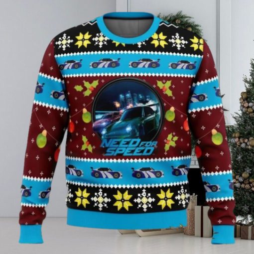 Need For Speed Ugly Christmas Sweater 3D All Over Printed Sweater Christmas Gift