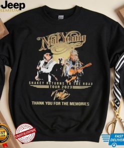 Neil Young Shakey Returns To The Road Tour 2023 Thank You For The Memories T Shirt