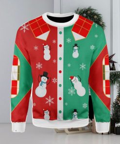 Nell’s Snowmen On The Kelly Clarkson Show Ugly Christmas Sweater Xmas Gift Men And Women Christmas Sweater