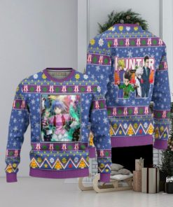 Neon Nostrade Anime Ugly Christmas Sweater Hunter x Hunter Xmas Gift