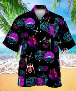 Neon Star Wars Hawaiian Shirt