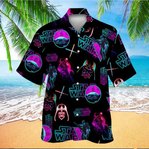 Neon Star Wars Hawaiian Shirt