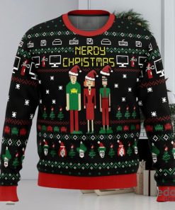 Nerdy Christmas The IT Crowd 3D Ugly Christmas Sweater Christmas Gift Ideas Party Gift