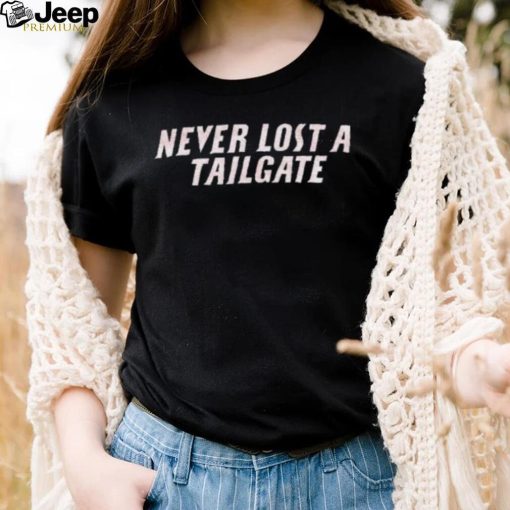 Never Lost A Tailgate LOU Tee Shirt