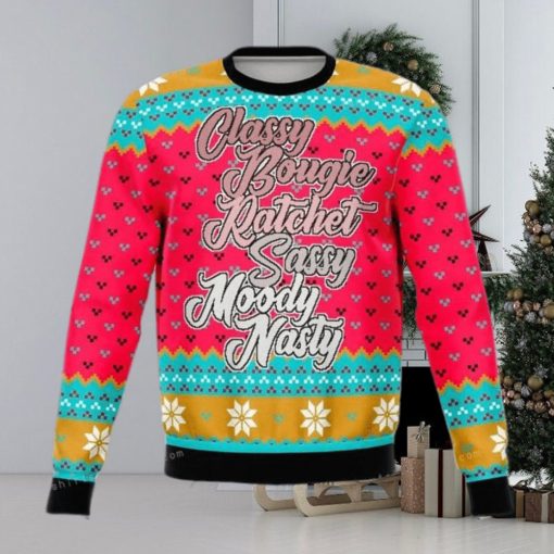 Never Ratchet Funny Ugly Sweater Christmas Party