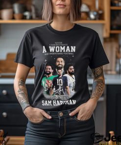 Never Uderestimate A Woman Who Understands Football Sam Hartman Shirt