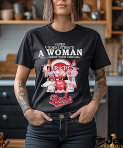 Never Underestimate A Woman Who Understands Baseball And Loves Reds T Shirt