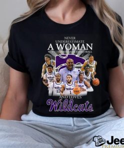 Never Underestimate A Woman Who Understands Basketball And Loves Wildcats Shirt