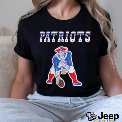 New England Patriot mascot logo team shirt