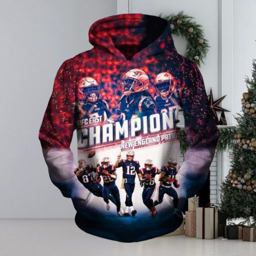 New England Patriots 3D Printed Hoodie Ver 67