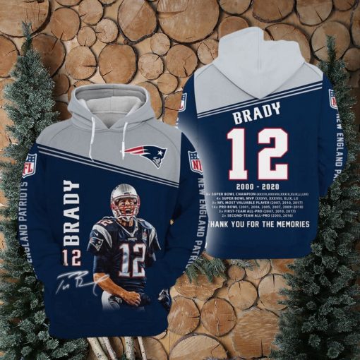 New England Patriots 3D Printed Hoodie