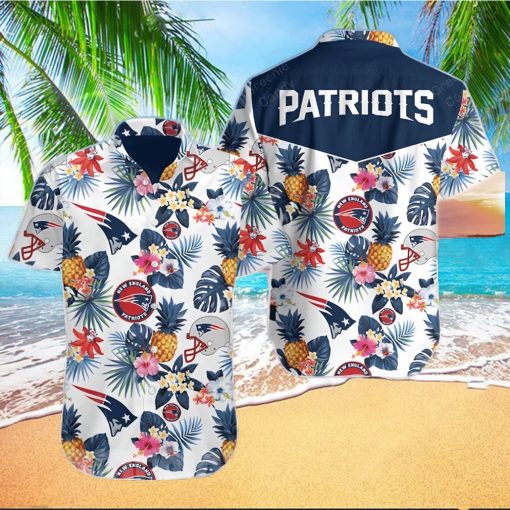 New England Patriots Floral All Over Print Unisex Hawaiian Shirt And Beach Short