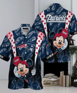 New England Patriots Mickey Mouse Hawaiian Shirt, NFL Hawaiian Shirt