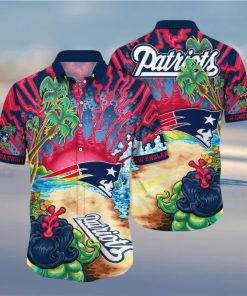 New England Patriots NFL Flower Hawaiian Shirt For Men Women Best Gift For Fans hawaiian shirt