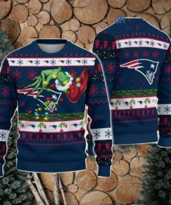 New England Patriots NFL Grinch Christmas Ugly Sweater