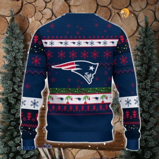 New England Patriots NFL Grinch Hand Funny Christmas Gift Ugly Christmas Sweater Gift Ideas For Fans