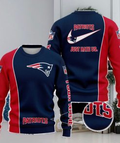 New England Patriots NFL Just Hate Us Personalized For Fans Sweater New