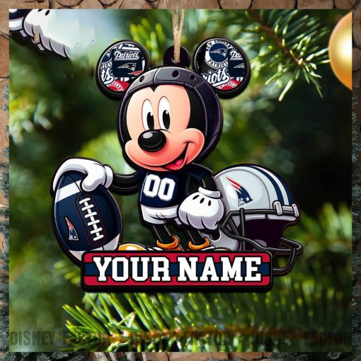 New England Patriots Ornaments, Mickey Christmas Decorations, Nfl Football Christmas