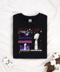 New England Patriots Super Bowl champions LVIII Las Vegas 2024 shirt